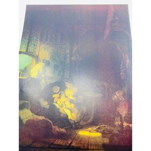 Vintage Rembrandt Print The Holy Family 32118